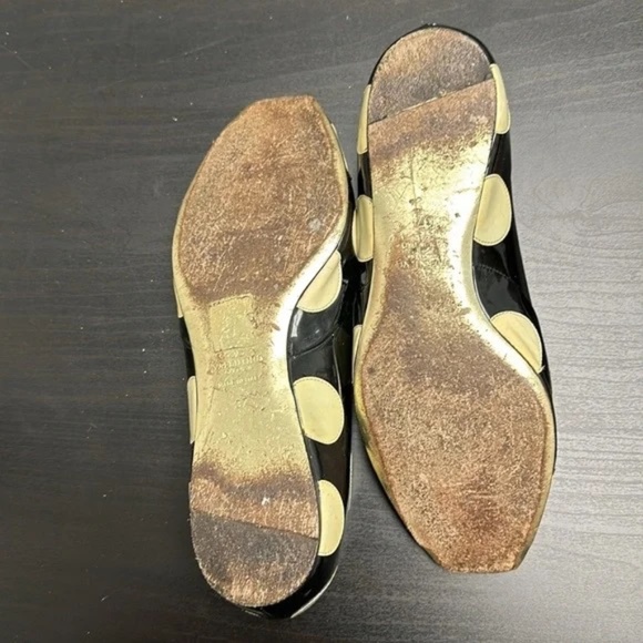 VTG Valentino Garavani Patent Leather Polka Dot Flats IT 37 US 7 - Picture 4 of 11